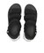S0056　3BELT SANDAL　BLACK/WHITE　688400-0002