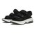 S0056　3BELT SANDAL　BLACK/WHITE　688400-0002