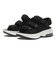 S0056　3BELT SANDAL　BLACK/WHITE　688400-0002