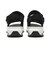 S0056　3BELT SANDAL　BLACK/WHITE　688400-0002