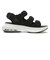S0056　3BELT SANDAL　BLACK/WHITE　688400-0002