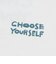 125-011005　CHOOSE YOURSELF COTTON TEE　WHITE　696822-0002