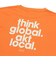 125-010005　AKT LOCAL SPORTS TEE　ORANGE　696821-0001