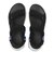 S0055　STRAP SANDAL　BLACK/WHITE　688399-0001