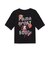 633349　M FLORALSPORT GRAPHICBOXY TEE　01BK　696146-0001