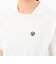125R3061300　W Collared Cropped Tee　WHITE　695081-0001