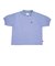 125R3061300　W Collared Cropped Tee　BLUE　695081-0003