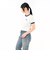125R3013400　W Logo Ringer TEE　BLUE　695076-0002