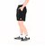 125R3153100　W Set Sweat Short PANTS　BLACK　695074-0002