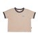 125R3013400　W Logo Ringer TEE　BEIGE　695076-0003