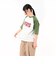 125R3023600　W Raglan Sleeve LOGO Tee　GREEN　695082-0002