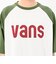125R3023600　W Raglan Sleeve LOGO Tee　GREEN　695082-0002