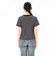 125R3010800　W Multi border Tee　BLACK　695073-0001