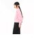 125R3070900　W Wide Football LS Tee　PINK　695077-0003