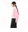 125R3070900　W Wide Football LS Tee　PINK　695077-0003