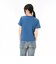 125R3010800　W Multi border Tee　BLUE　695073-0002