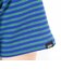125R3010800　W Multi border Tee　BLUE　695073-0002