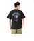 125R1014000　M Breakfast Waffles PKT TEE　BLACK　694981-0002