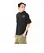 125R1014000　M Breakfast Waffles PKT TEE　BLACK　694981-0002