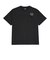 125R1014000　M Breakfast Waffles PKT TEE　BLACK　694981-0002