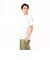 125R1014000　M Breakfast Waffles PKT TEE　WHITE　694981-0001