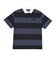 125R1110900　M S/S Rugby Shirt　GRY x BLK　695063-0001