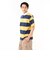 125R1110900　M S/S Rugby Shirt　YLW x NVY　695063-0002