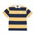 125R1110900　M S/S Rugby Shirt　YLW x NVY　695063-0002