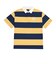 125R1110900　M S/S Rugby Shirt　YLW x NVY　695063-0002