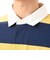 125R1110900　M S/S Rugby Shirt　YLW x NVY　695063-0002