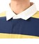 125R1110900　M S/S Rugby Shirt　YLW x NVY　695063-0002