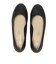 JE-3001　HEEL PUFF BALLET3　BLACK　696804-0001
