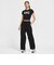 HQ1710　W SLIM CROP TEE STREET　010BLK　695645-0001