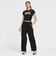 HQ1710　W SLIM CROP TEE STREET　010BLK　695645-0001