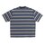 125R1012400　M CAVE Crew Neck Border TEE　NAVY　695056-0001