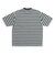 125R1012400　M CAVE Crew Neck Border TEE　GRAY　695056-0002