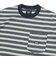 125R1012400　M CAVE Crew Neck Border TEE　GRAY　695056-0002