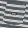 125R1012400　M CAVE Crew Neck Border TEE　GRAY　695056-0002