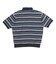 125R1112300　M CAVEJERSEY Border PoloShirt　NAVY　695055-0001