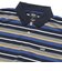 125R1112300　M CAVEJERSEY Border PoloShirt　NAVY　695055-0001