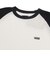 125R1020200　M CAVE Waffle Football L TEE　2TONE　695057-0003