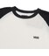125R1020200　M CAVE Waffle Football L TEE　2TONE　695057-0003