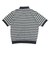 125R1112300　M CAVEJERSEY Border PoloShirt　GRAY　695055-0002