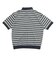 125R1112300　M CAVEJERSEY Border PoloShirt　GRAY　695055-0002