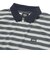 125R1112300　M CAVEJERSEY Border PoloShirt　GRAY　695055-0002