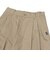 125R3141100　W Tuck Pants　BEIGE　695079-0002
