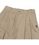 125R3141100　W Tuck Pants　BEIGE　695079-0002