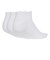JV7398　U LINER SOCKS 3P　WHITE/BLACK　698596-0001