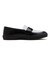 31315090　AS COINLOAFER　BLACK/WHITE　695501-0001