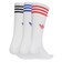 JV7419　U 3ST HIGH SOCKS 3P　WTBK/WTBL/WTRD　698607-0001